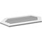 Ekena Millwork Half Round Surface Mount PVC Gable Vent: Functional, w/ 3-1/2"W x 1"P Standard Frame, 40"W x 20"H GVPHR40X2001SF - alternate 5